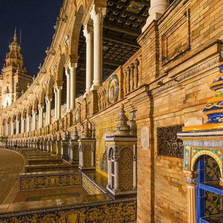 IFT Reisebuero Eppendorf Sonderzugreise Al Andalus Plaza de Espana in Sevilla